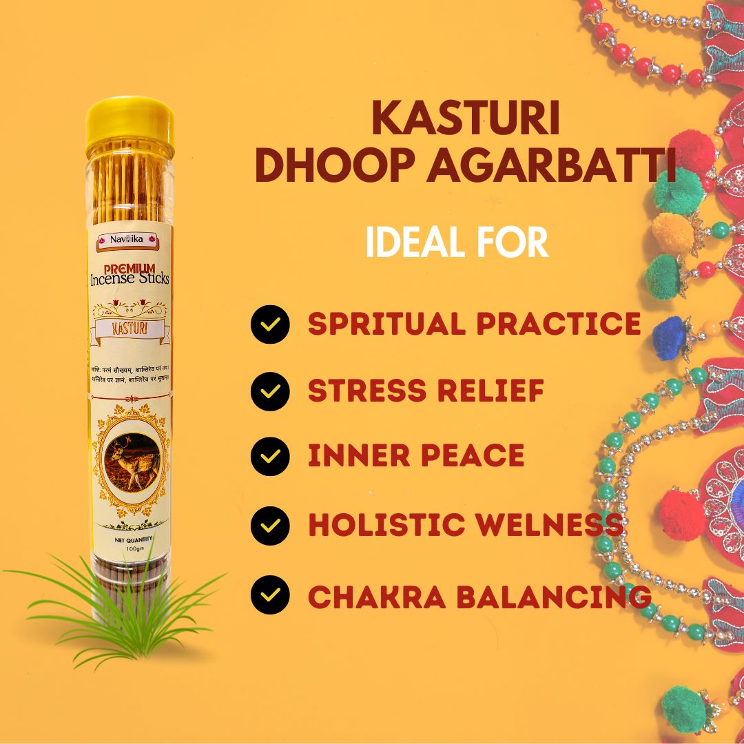 Dhoop Agarbatti Combo – Camphor & Kalabhoot and a Free Sandalwood Air Freshener 100ml