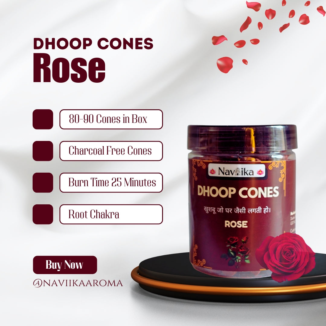 Dhoop-Cones-Rose-Features