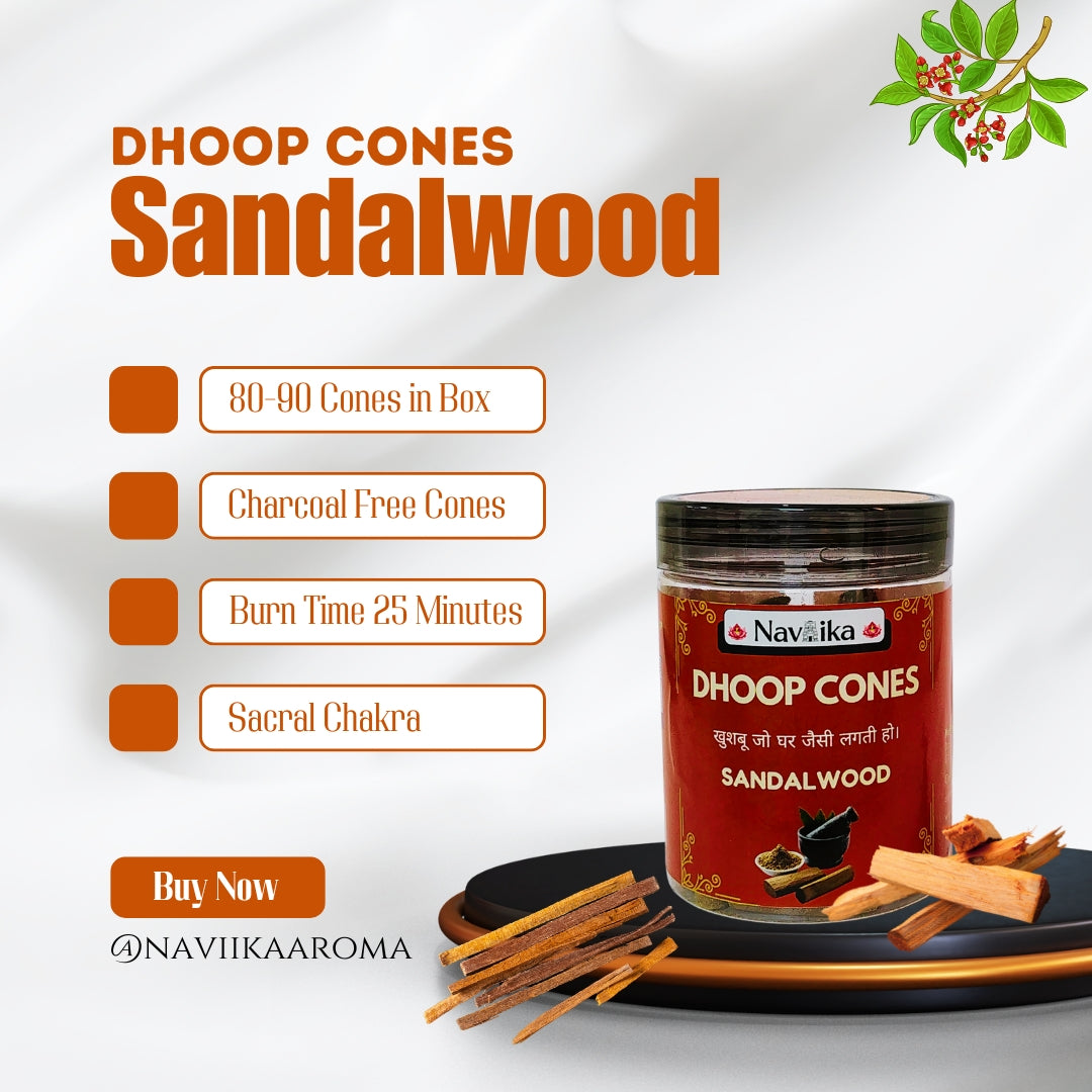 Dhoop-Cones-Sandalwood-Features