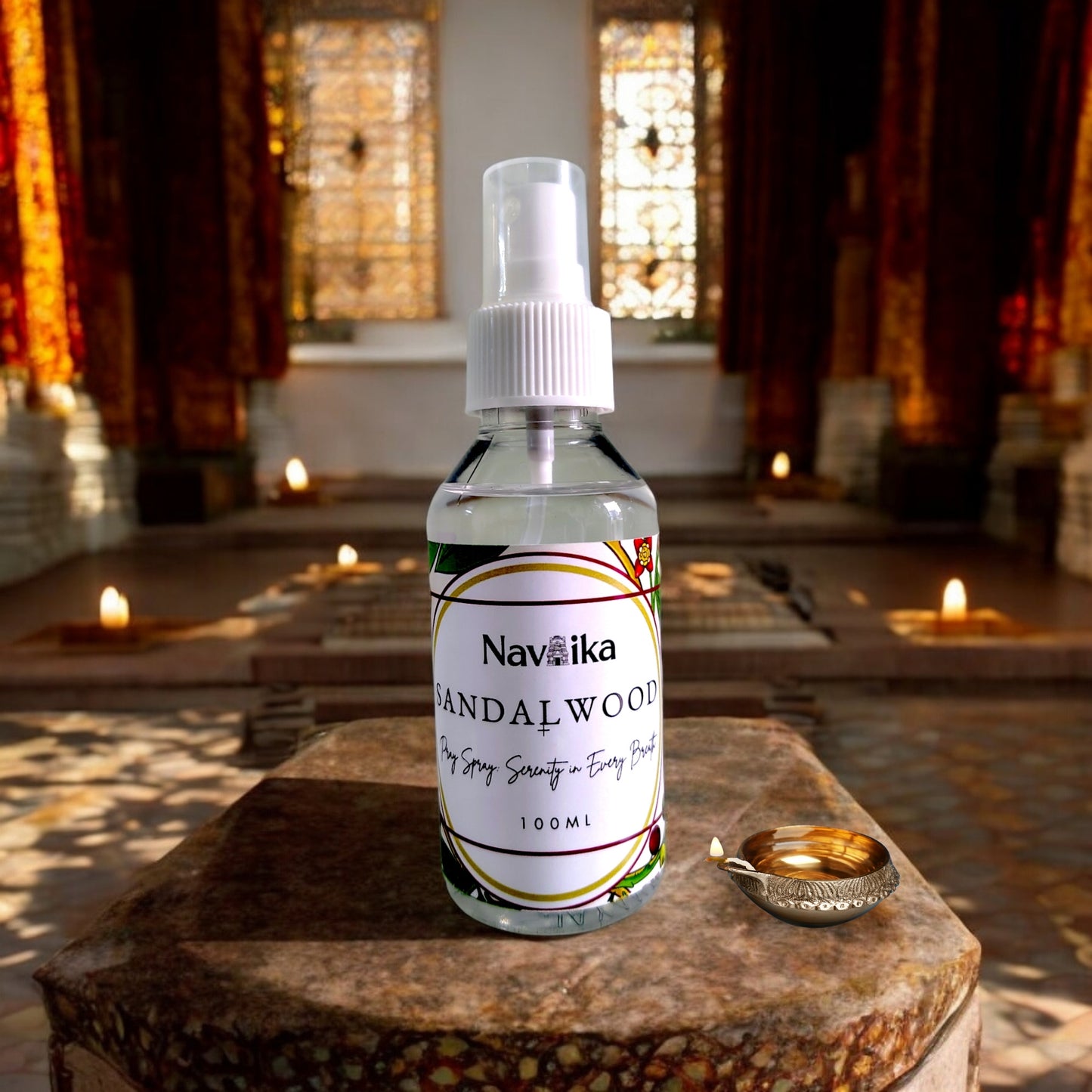 Naviika Air Fragrance – Rose Ardaas & Sandalwood (100ml)