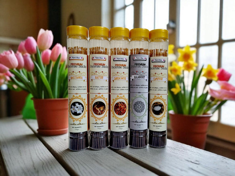 Naviika Agarbatti 5 Fragrances Combo