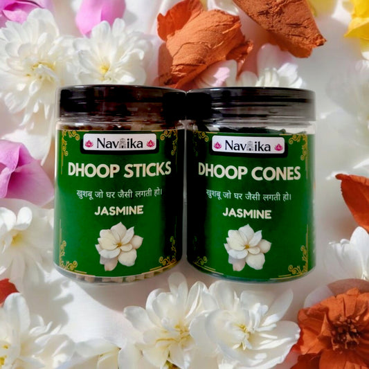 Dhoop Sticks and Cones Combo – Jasmine Fragrance