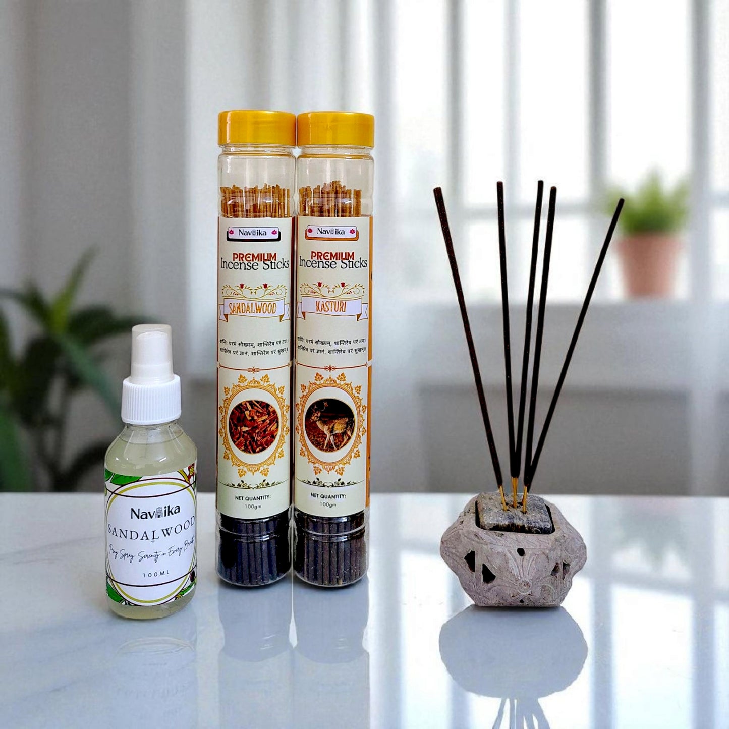 Naviika Agarbatti Kasturi and Sandalwood Combos